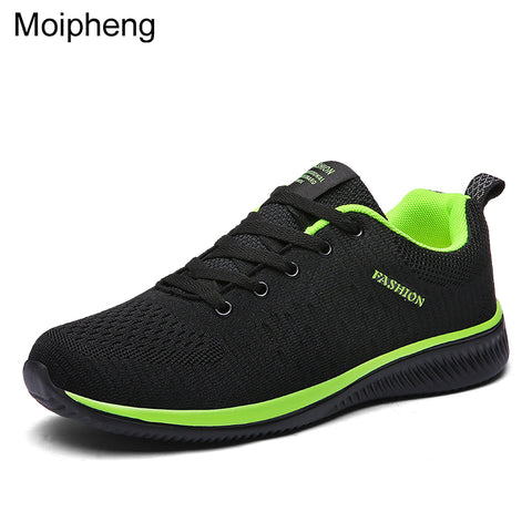 Moipheng Mesh Women Casual Shoes Lace-up Men Shoes Lightweight Plus Size Breathable Walking Sneakers