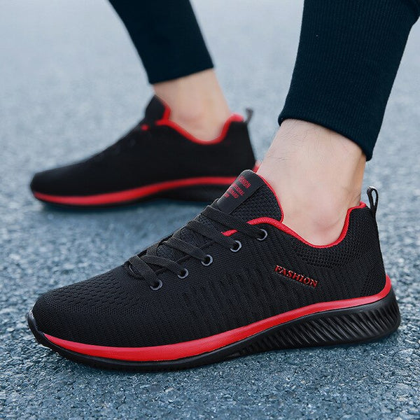 Moipheng Mesh Women Casual Shoes Lace-up Men Shoes Lightweight Plus Size Breathable Walking Sneakers