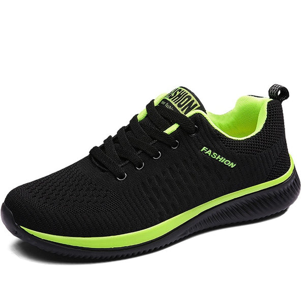 ZHENBAILI Men Casual Shoes Summer Breathable Mesh Knit Sneakers