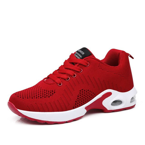 Cushioning Red Women Sneakers