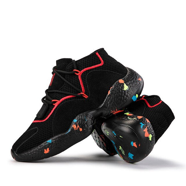 Moipheng 2019 Women White Sneakers Breathable Sock Flats Ladies Vulcanized Shoes Plus Size Black Autumn Sneakers