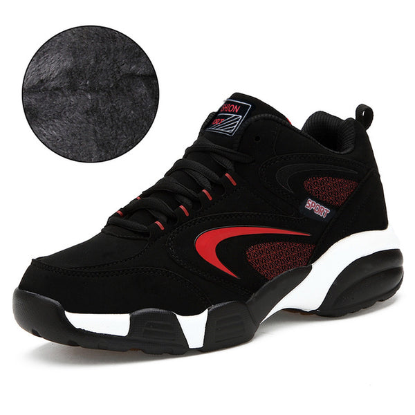 HOMASS Winter Sneaker Boots Big Size Men Running Shoes Women Sports Snow Shoe Waterproof Sneakers